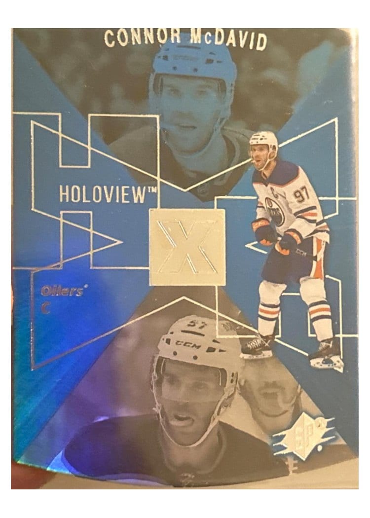 2023-24 Upper Deck 1997-98 SPx Holoview Retros Connor McDavid #SPX-39 card