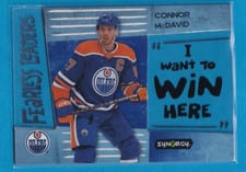 2023 Upper Deck Synergy Fearless Leaders Connor McDavid #LD-21 card
