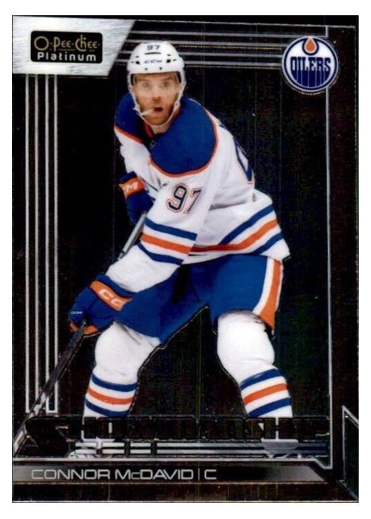 2024-25 O-Pee-Chee Platinum 2023-24 O-Pee-Chee Platinum Update I: Showmanship Rainbow Autos Connor McDavid #S-1 card