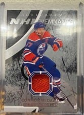 2024-25 Upper Deck Artifacts NHL Remnants Connor McDavid #NR-12 card
