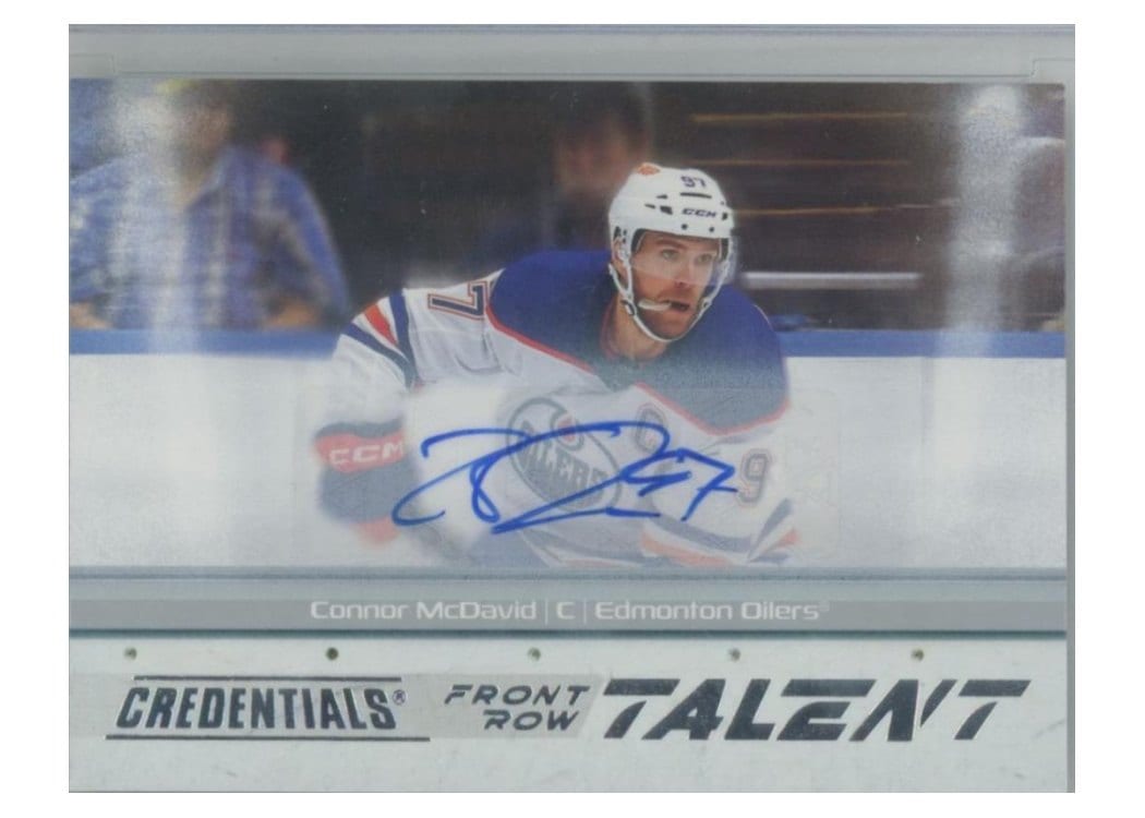 2024-25 Upper Deck Credentials Front Row Talent Connor McDavid #FRT-CM
