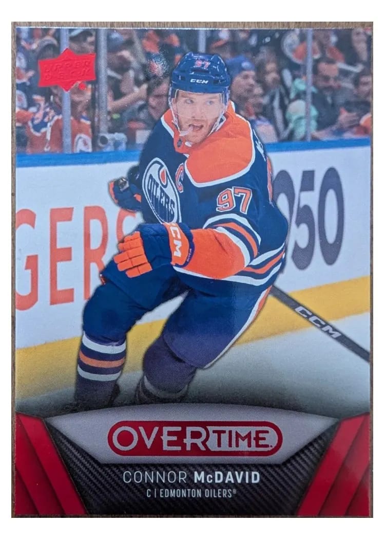 2024 Upper Deck Overtime Connor McDavid #38 card