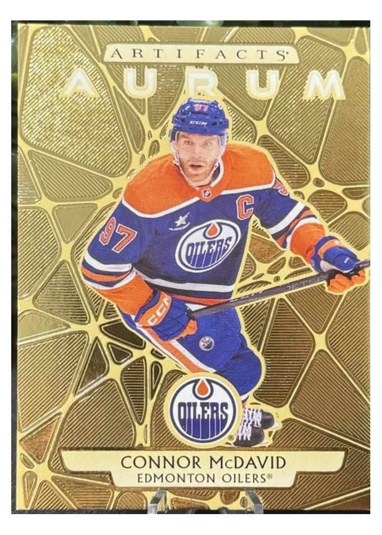 2025-26 Upper Deck Artifacts Aurum Bounty Connor McDavid #AB-CM card