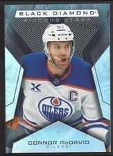 2025-26 Upper Deck Black Diamond Diamond Stars Connor McDavid #BDS-MC card