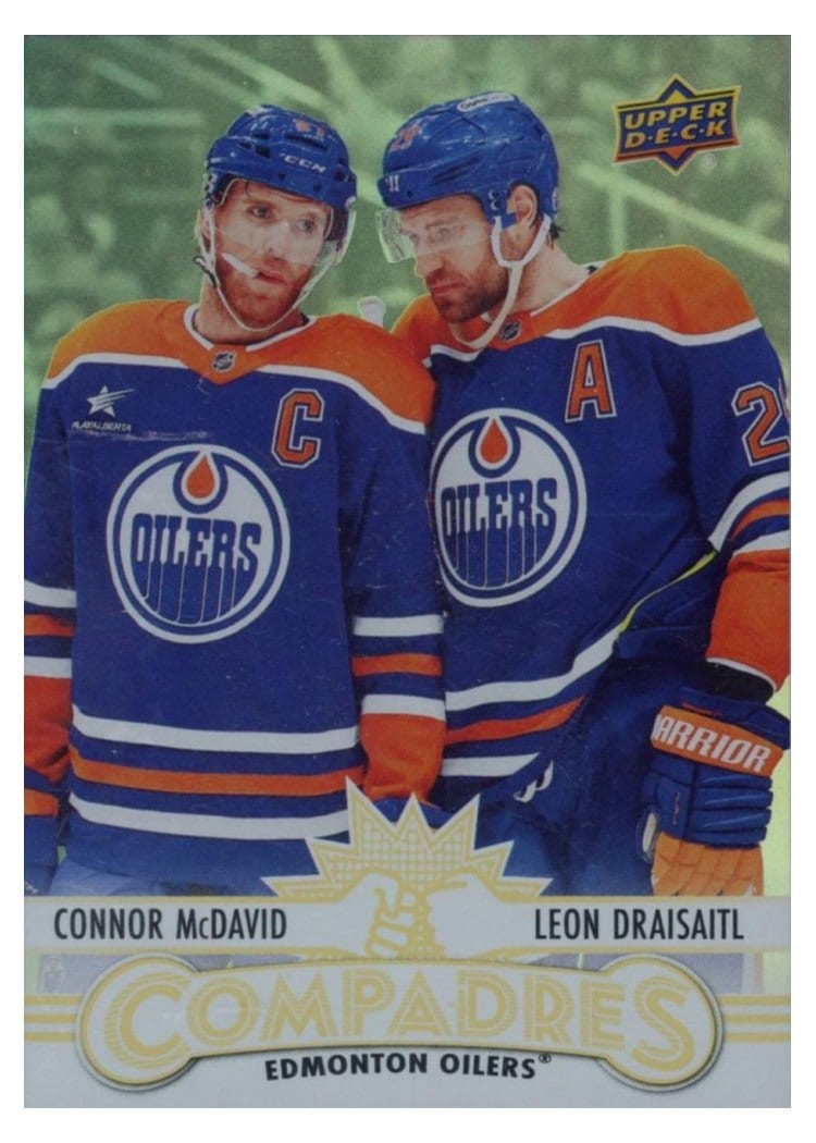 2025 Upper Deck Compadres Connor McDavid/Leon Draisaitl #CM-2 card