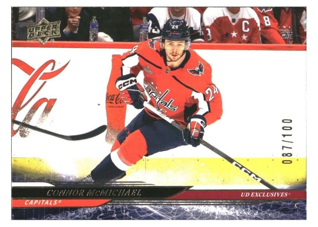 2024-25 Upper Deck Base Set Connor McMichael #438 card