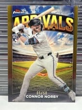 2025 Finest Arrivals Connor Norby #A-17 card