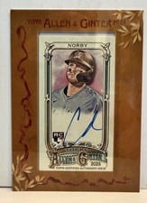 2025 Topps Allen & Ginter Framed Mini Autographs (Baseball) Connor Norby #MA-CNO card