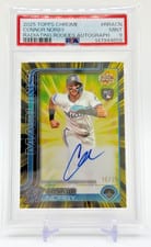 2025 Topps Chrome Radiating Rookie Autographs Connor Norby #RRA-CN card