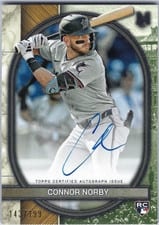 2025 Topps Museum Collection Archival Autographs Connor Norby #AA-CN card
