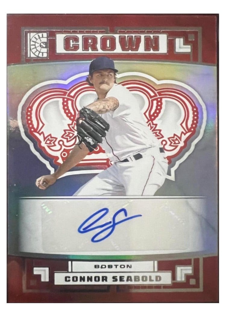 2022 Panini Capstone Crown Autographs Connor Seabold #C-CS card