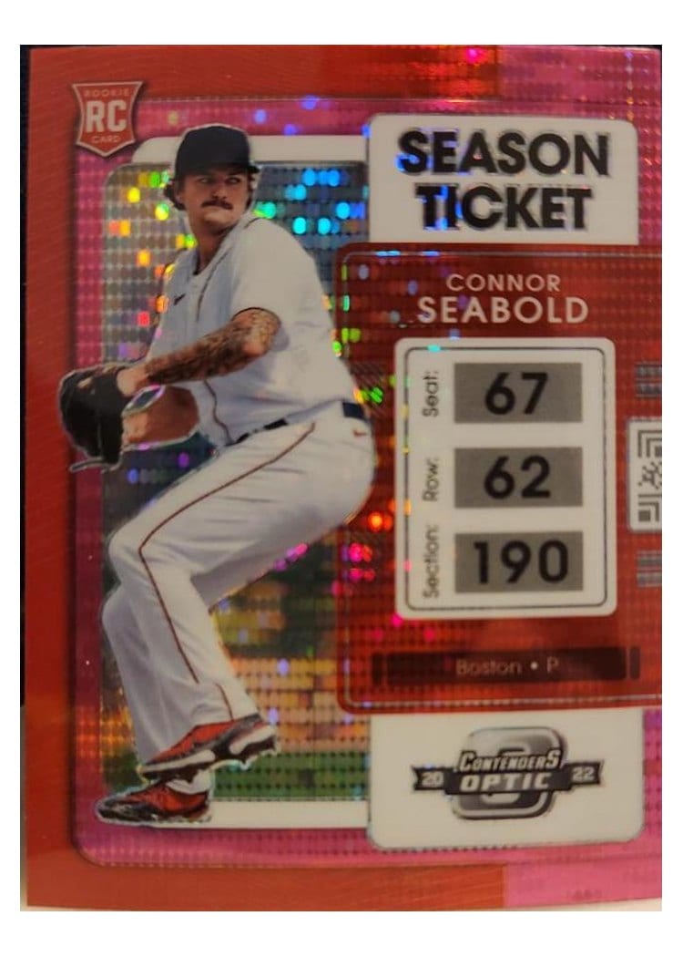 2022 Panini Chronicles Contenders Optic Connor Seabold #10 card