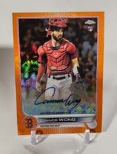 2022 Topps Chrome Logofractor Edition Autographs Connor Wong #CA-CW card