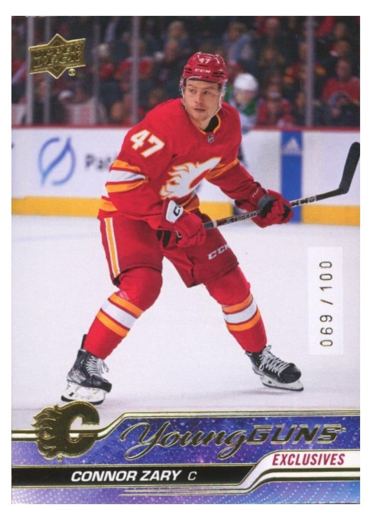 2023-24 Upper Deck Base Set Connor Zary #496 card