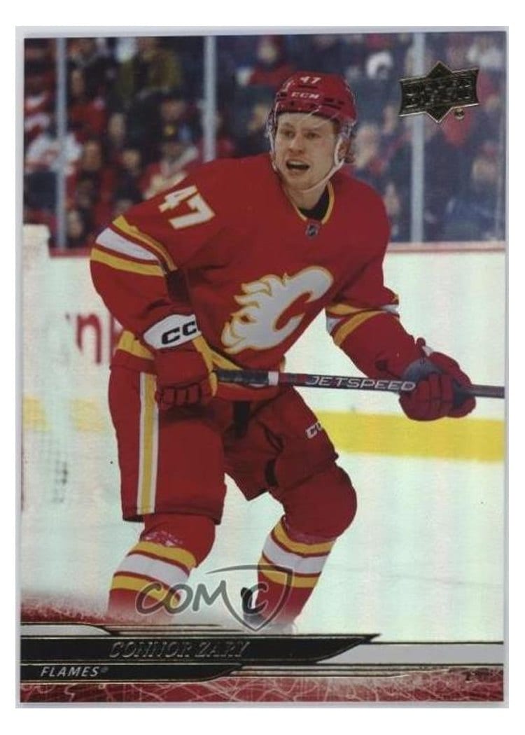 2024-25 Upper Deck Base Set Connor Zary Silver Foil #32 card