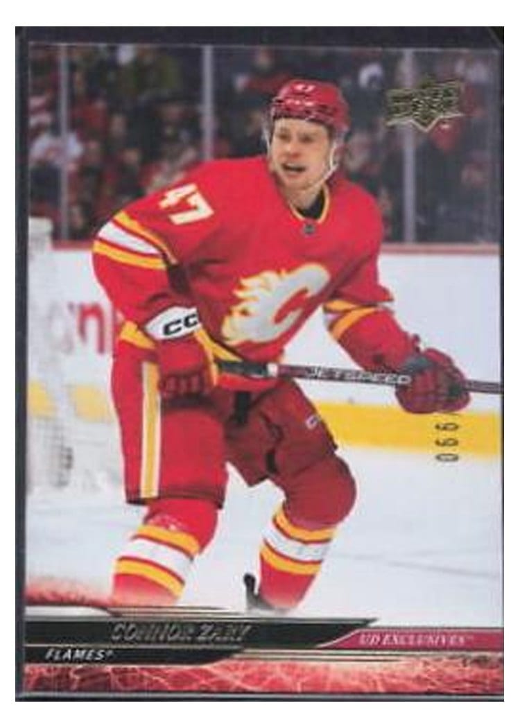 2024-25 Upper Deck Base Set Connor Zary Exclusive #32 card