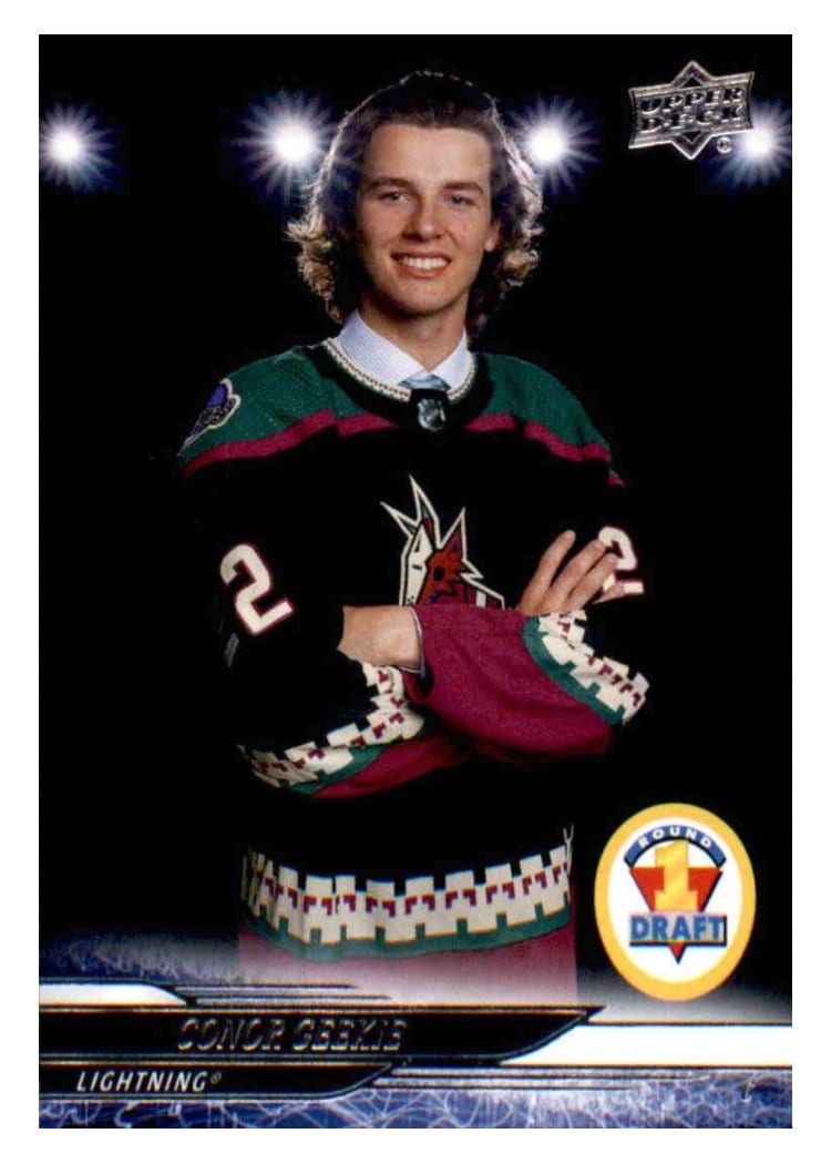 2024-25 Upper Deck Base Set Conor Geekie #744 card