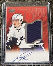 2024-25 Upper Deck Premier First Opus Rookie Auto Jersey Conor Geekie #FO-GE card