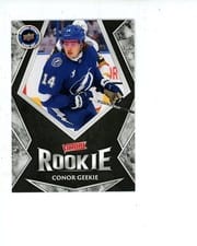 2025 Upper Deck National Hockey Card Day Victory Black Rookie Conor Geekie #V-15 card