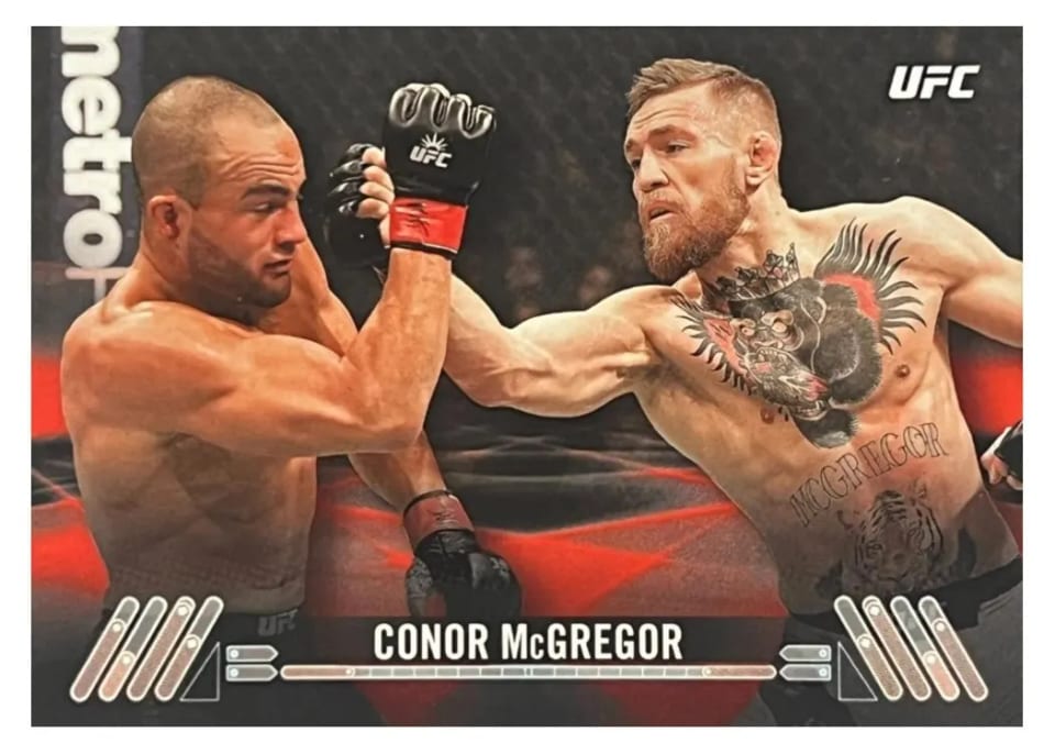 2017 Topps UFC Knockout Conor McGregor #2 card