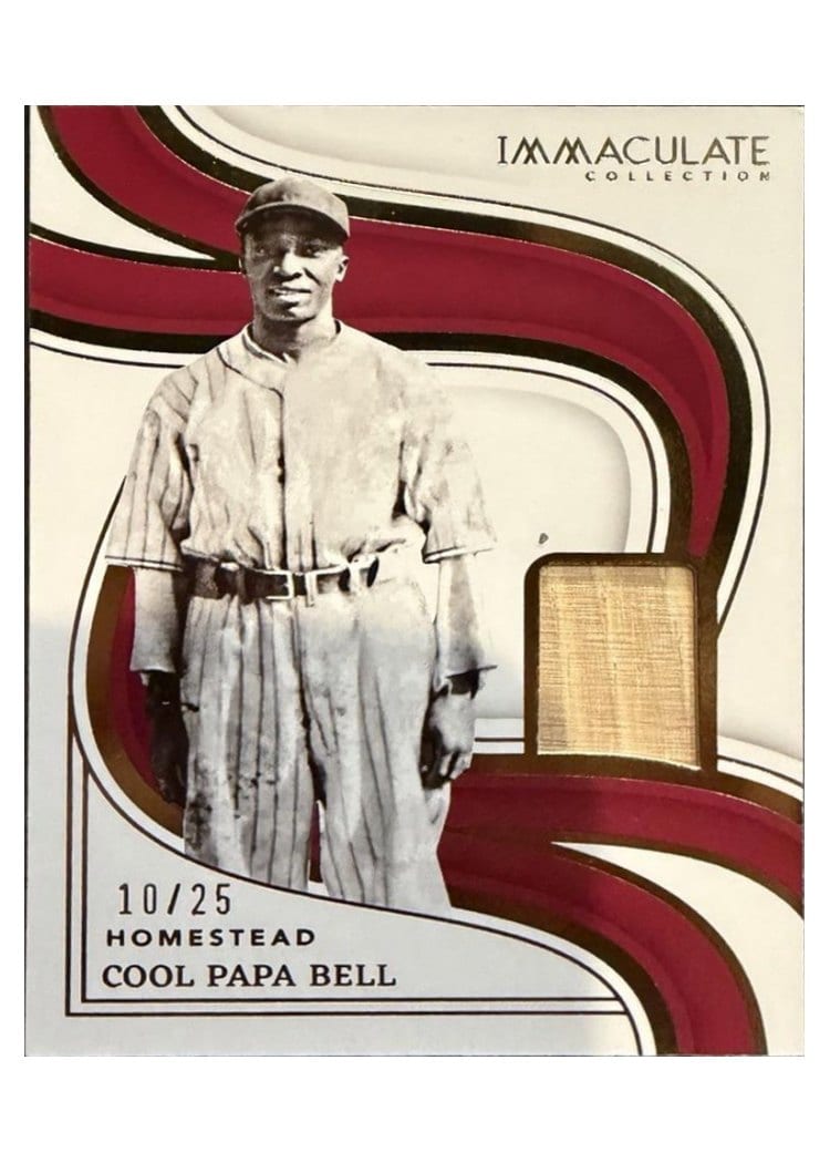 2023 Panini Immaculate Collection Legends Material Cool Papa Bell #LM-CPB card