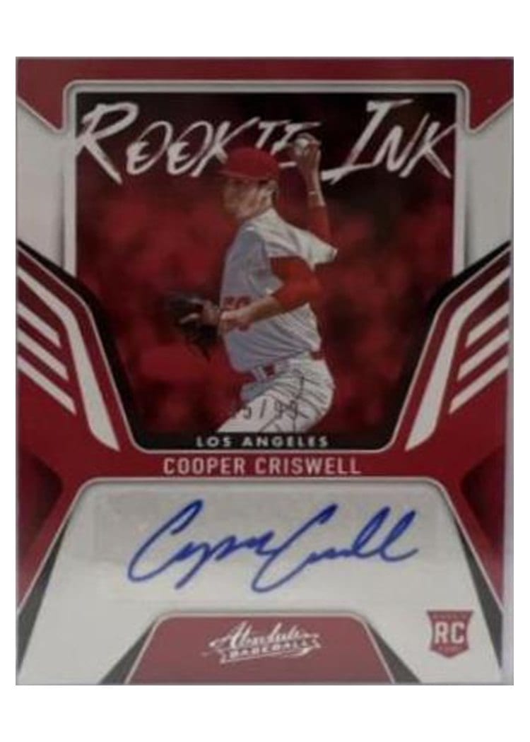2022 Panini Absolute Rookie Ink Cooper Criswell #RKI-CC card