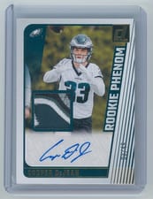 2024 Donruss Rookie Phenom Jersey Autographs Cooper DeJean #RJA-CDE card