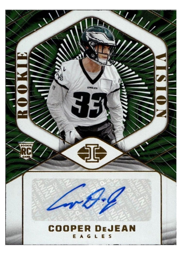 2024 Panini Illusions Rookie Vision Signatures Cooper DeJean #25 card