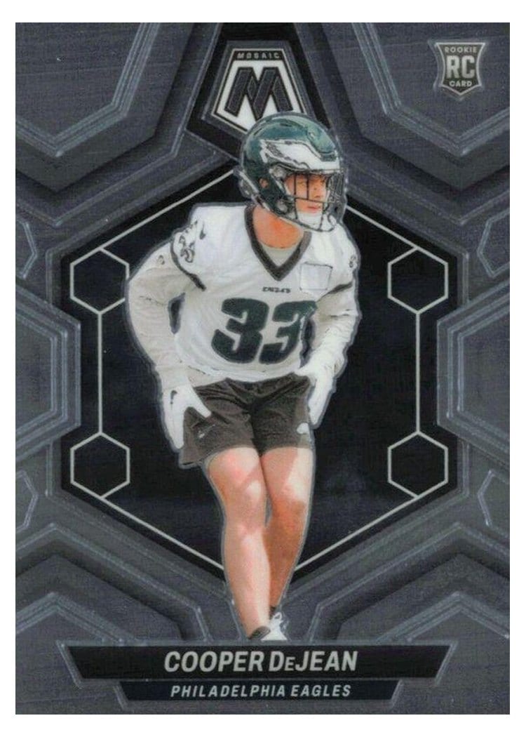 2024 Panini Mosaic Base Set Cooper DeJean #340 card