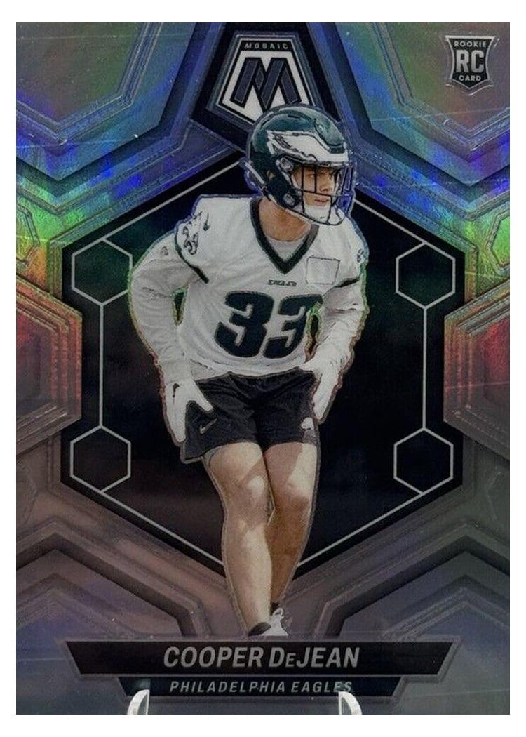 2024 Panini Mosaic Base Set Cooper DeJean #340 card