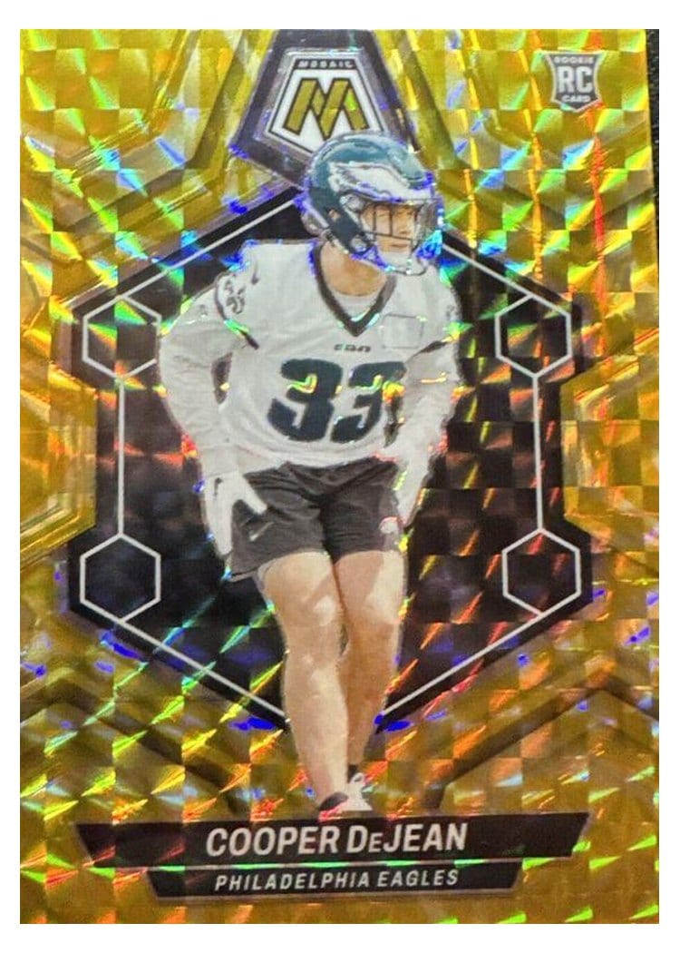 2024 Panini Mosaic Base Set Cooper DeJean #340 card