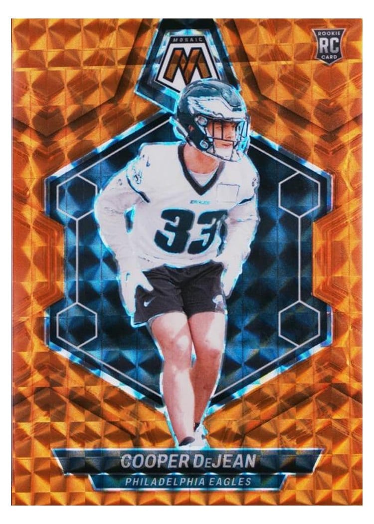 2024 Panini Mosaic Base Set Cooper DeJean #340 card