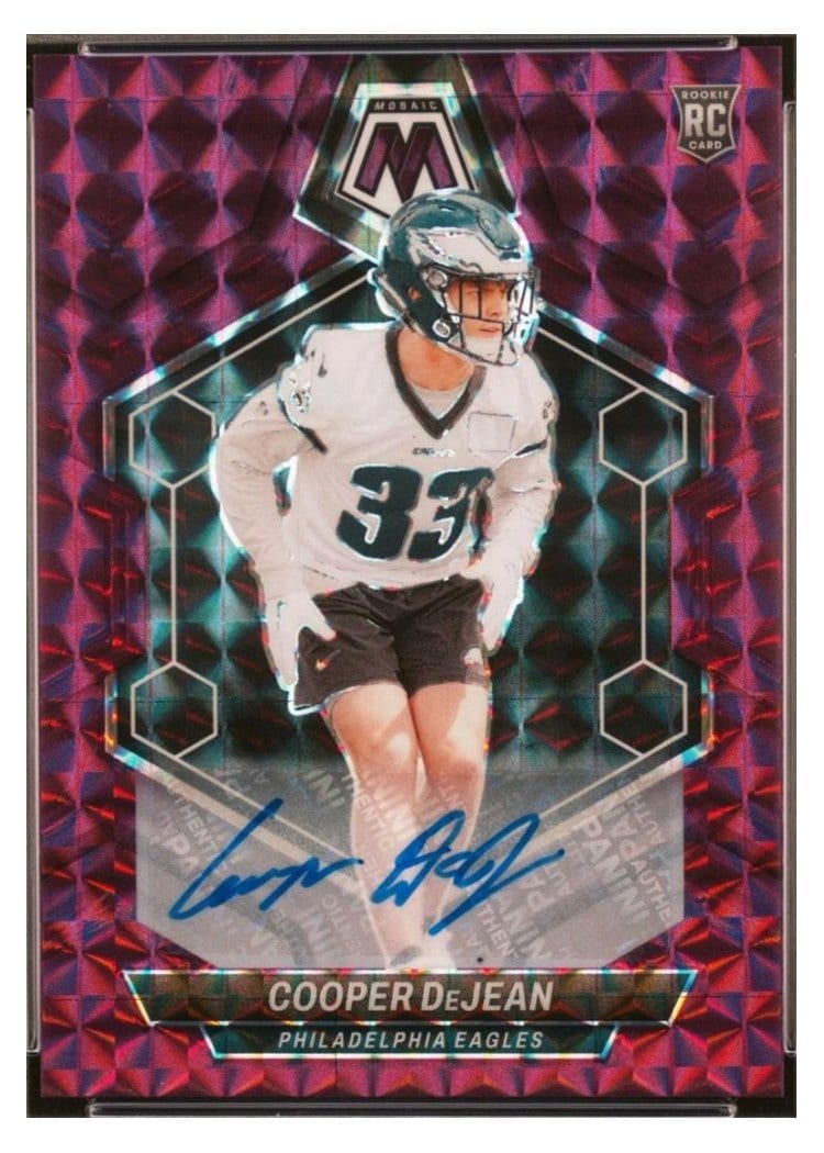 2024 Panini Mosaic Base Set Cooper DeJean #340 card