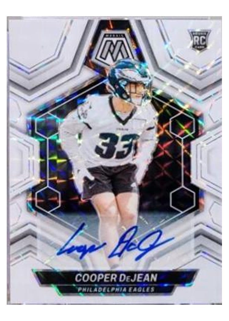 2024 Panini Mosaic Base Set Cooper DeJean #340 card