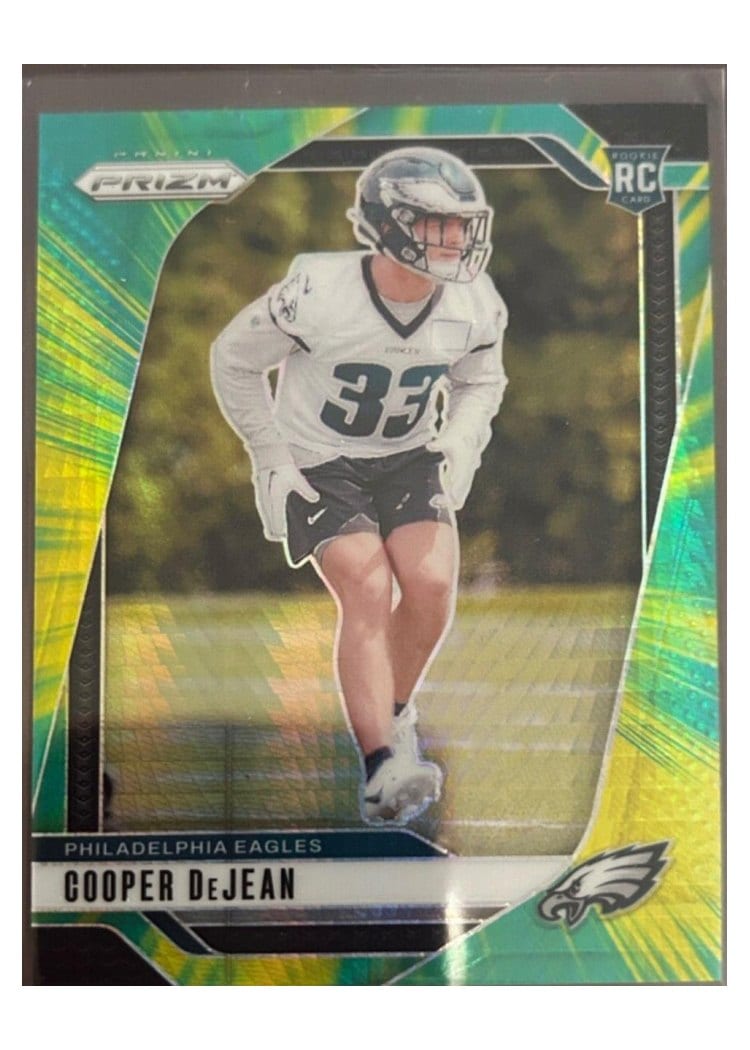 2024 Panini Prizm Base Set Cooper DeJean #321 card