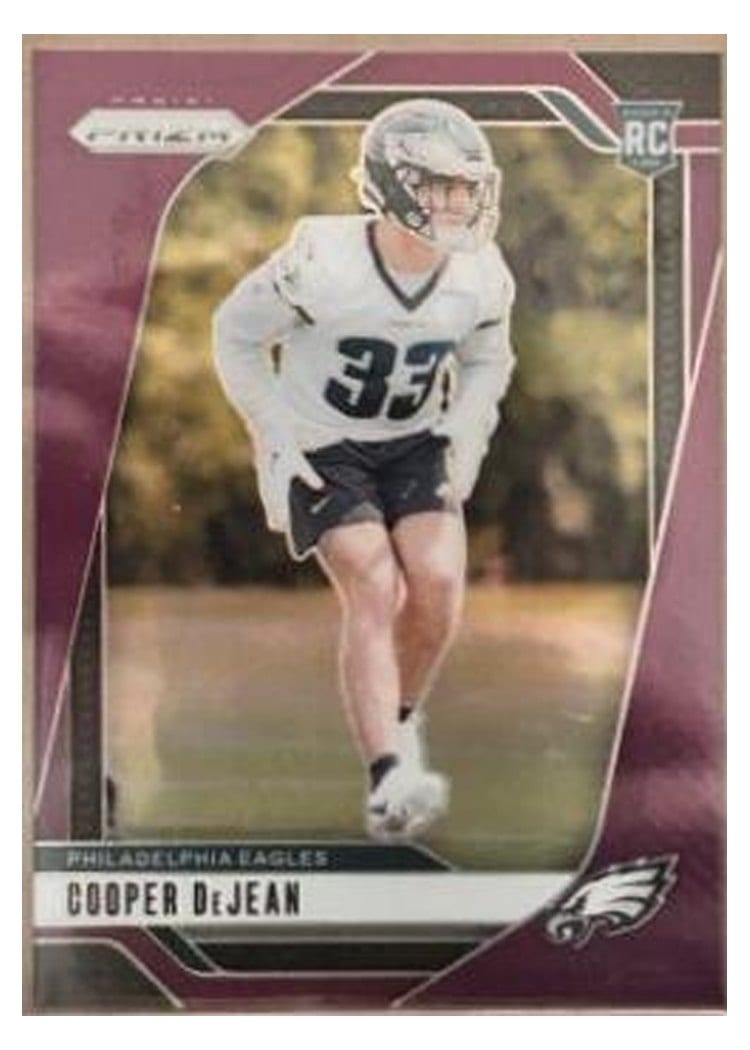 2024 Panini Prizm Base Set Cooper DeJean #321 card