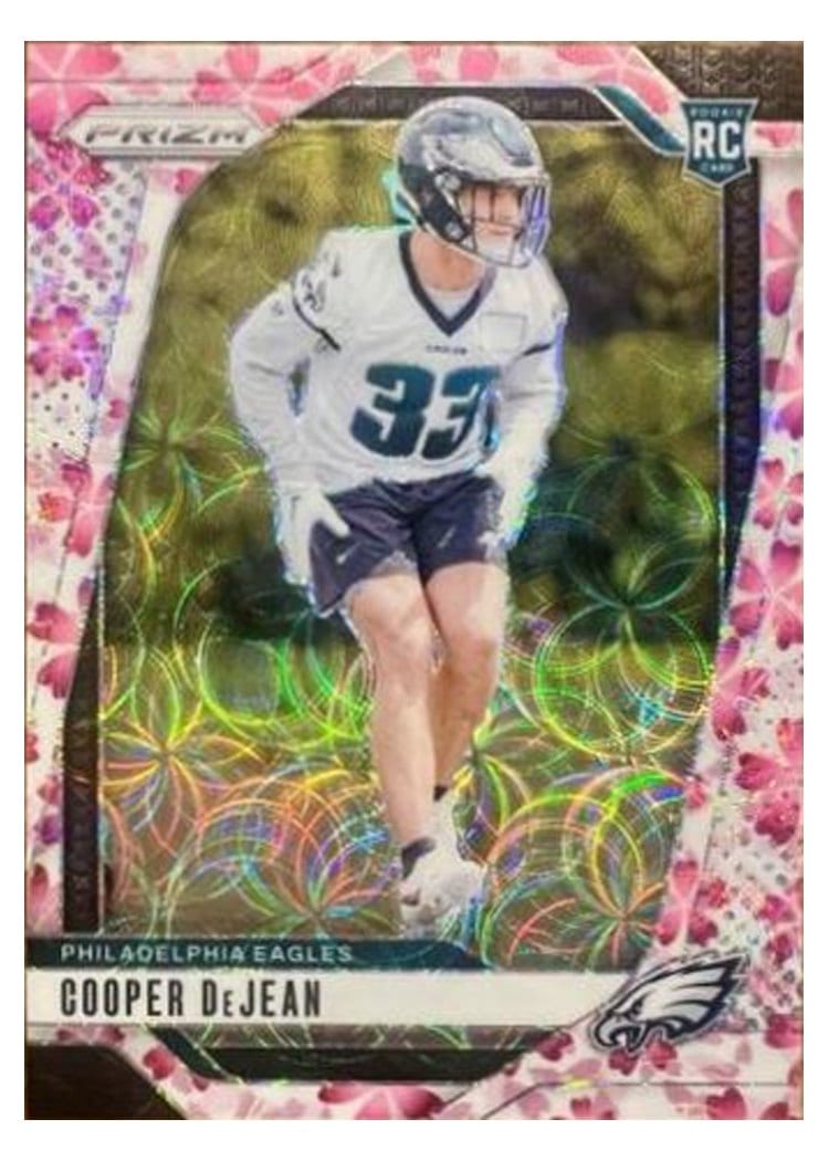 2024 Panini Prizm Base Set Cooper DeJean #321 card