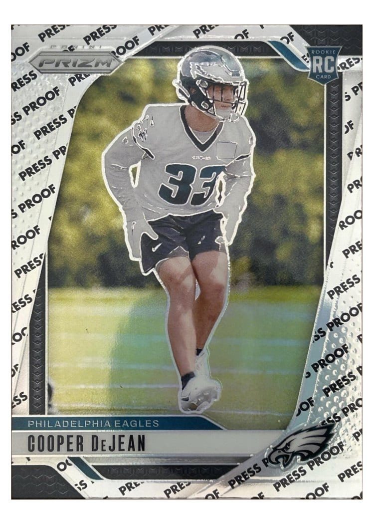 2024 Panini Prizm Base Set Cooper DeJean #321 card
