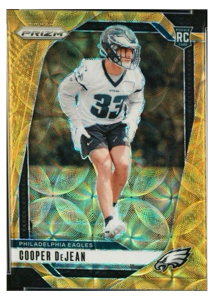 2024 Panini Prizm Base Set Cooper DeJean #321 card