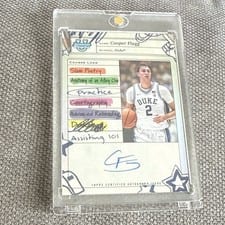 2024-25 Bowman University Chrome Course Load Autographs Cooper Flagg #CLA-CF