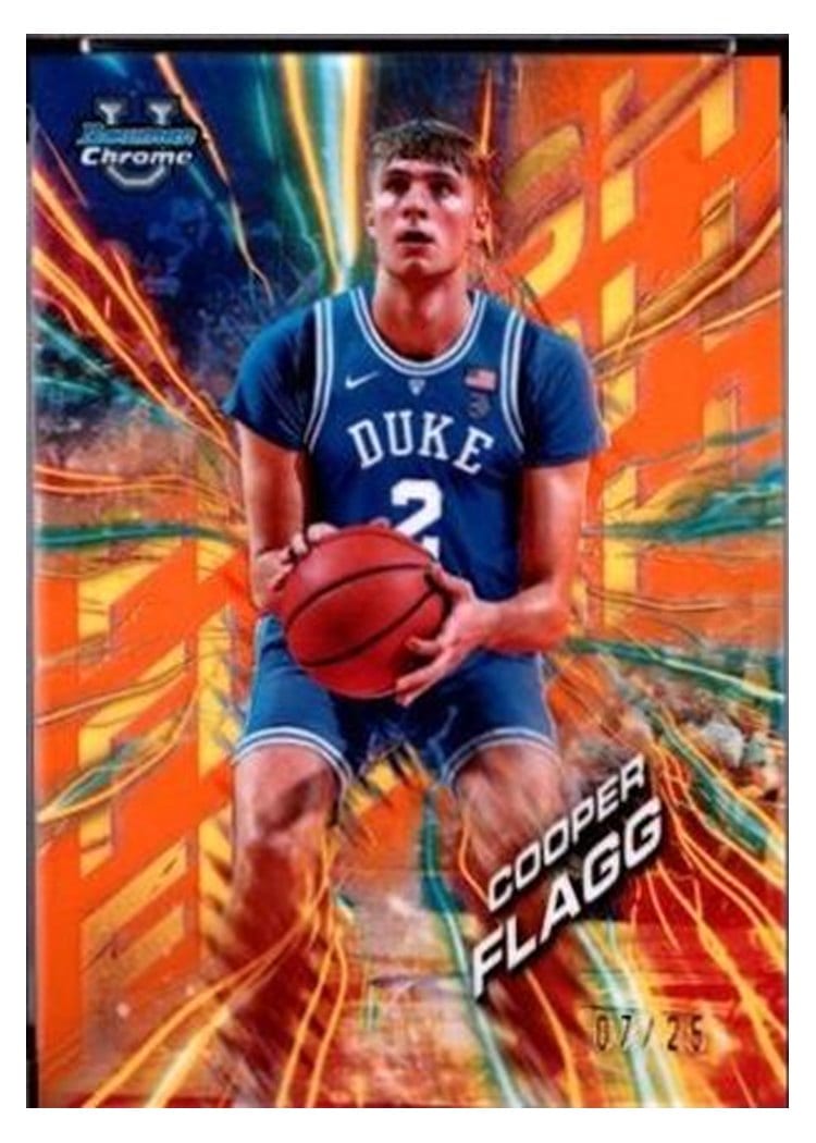 2024-25 Bowman University Chrome Flash Cooper Flagg #FL-1 card