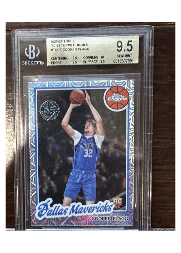 2025-26 Topps 1980-81 Topps Chrome Basketball Cooper Flagg #TC-CF card