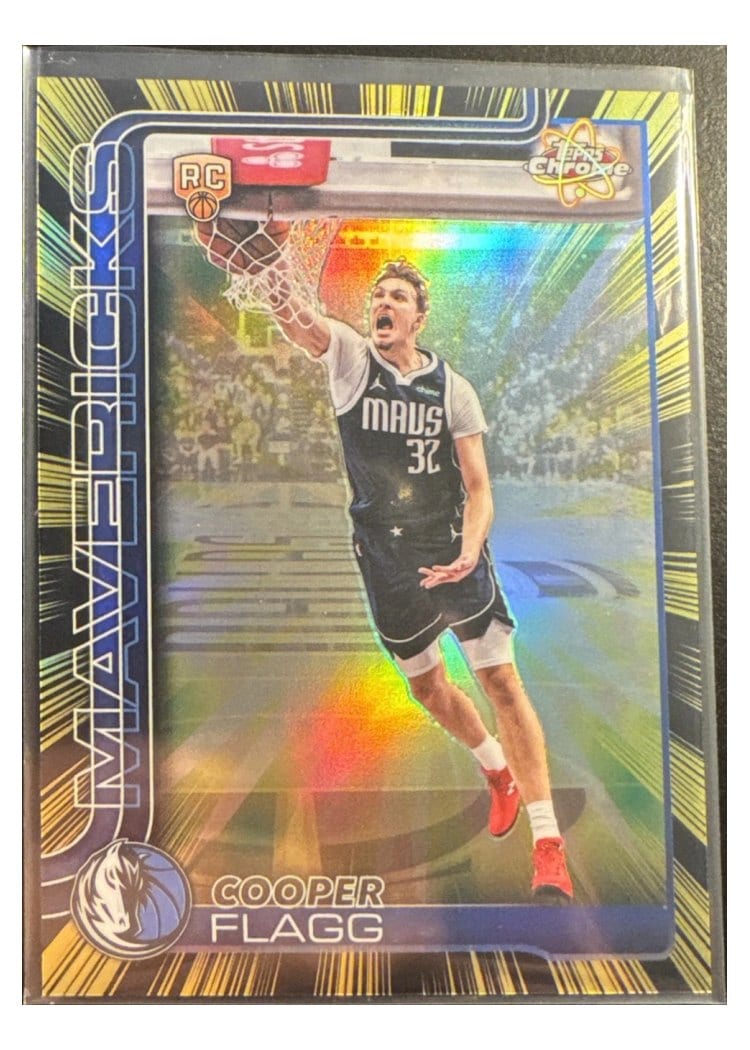 2025-26 Topps Chrome Radiating Rookies Cooper Flagg #RR-1 card