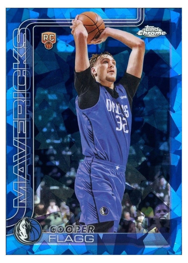 2025-26 Topps Chrome Sapphire Base Set Cooper Flagg #251 card