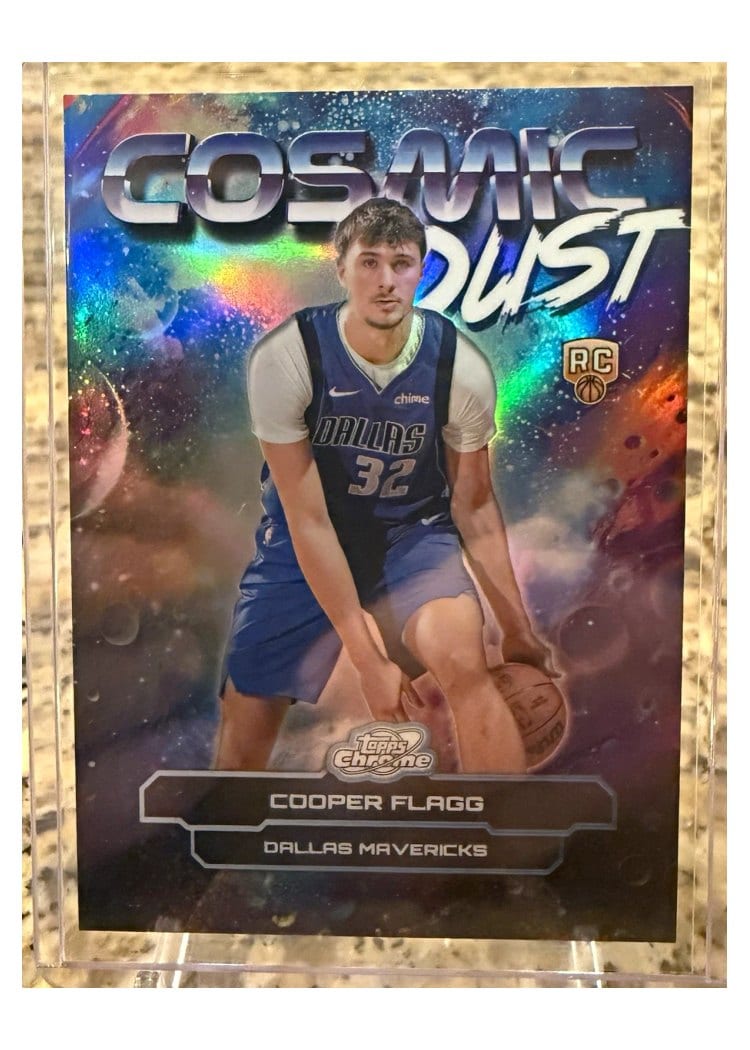 2025-26 Topps Cosmic Chrome Cosmic Dust Cooper Flagg #CD-16 card