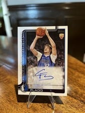 2025-26 Topps Flagship Real One Rookie Autographs Cooper Flagg #TFRR-CF card