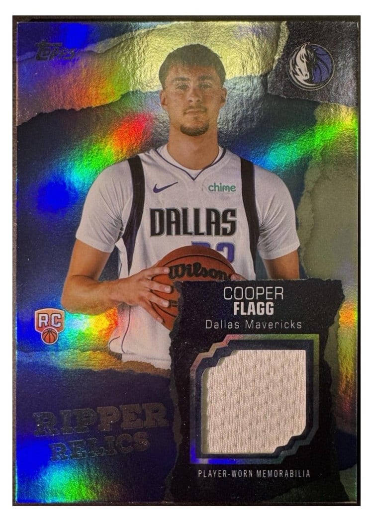 2025-26 Topps Retail Ripper Relics Cooper Flagg #RR-CF card