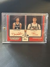2025-26 Topps Rookie Photo Shoot Dual Autographs Cooper Flagg / Dylan Harper #RPD-CF card