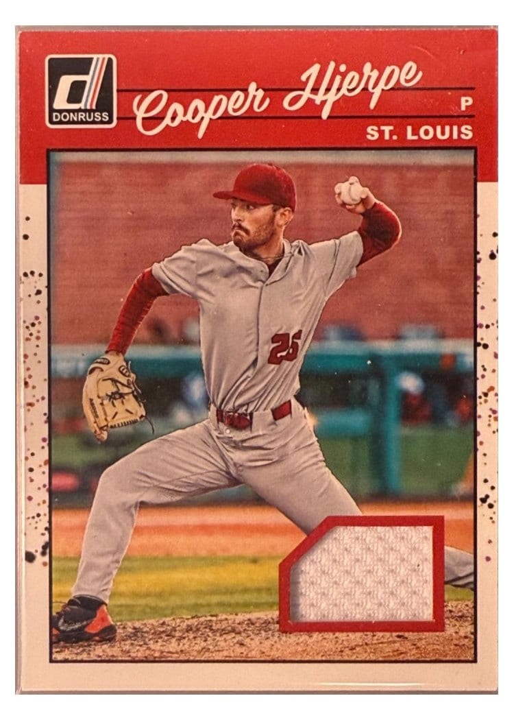 2023 Donruss Retro 1990 Materials Cooper Hjerpe #90M-CH card