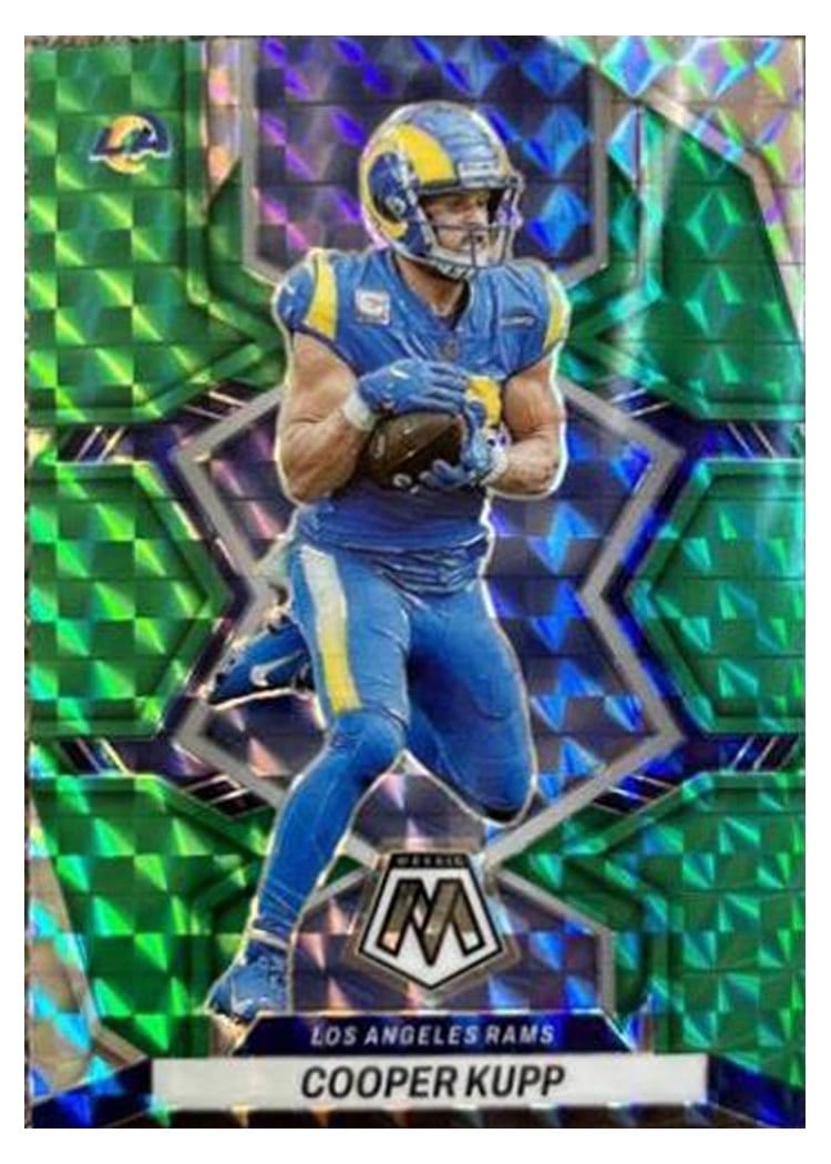 2022 Panini Mosaic Base Set Cooper Kupp Green #110 card